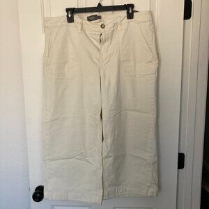 Torrid wide leg off white crops